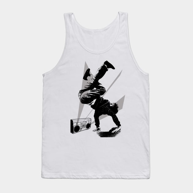 BBOY ghettoblaster Tank Top by hottehue